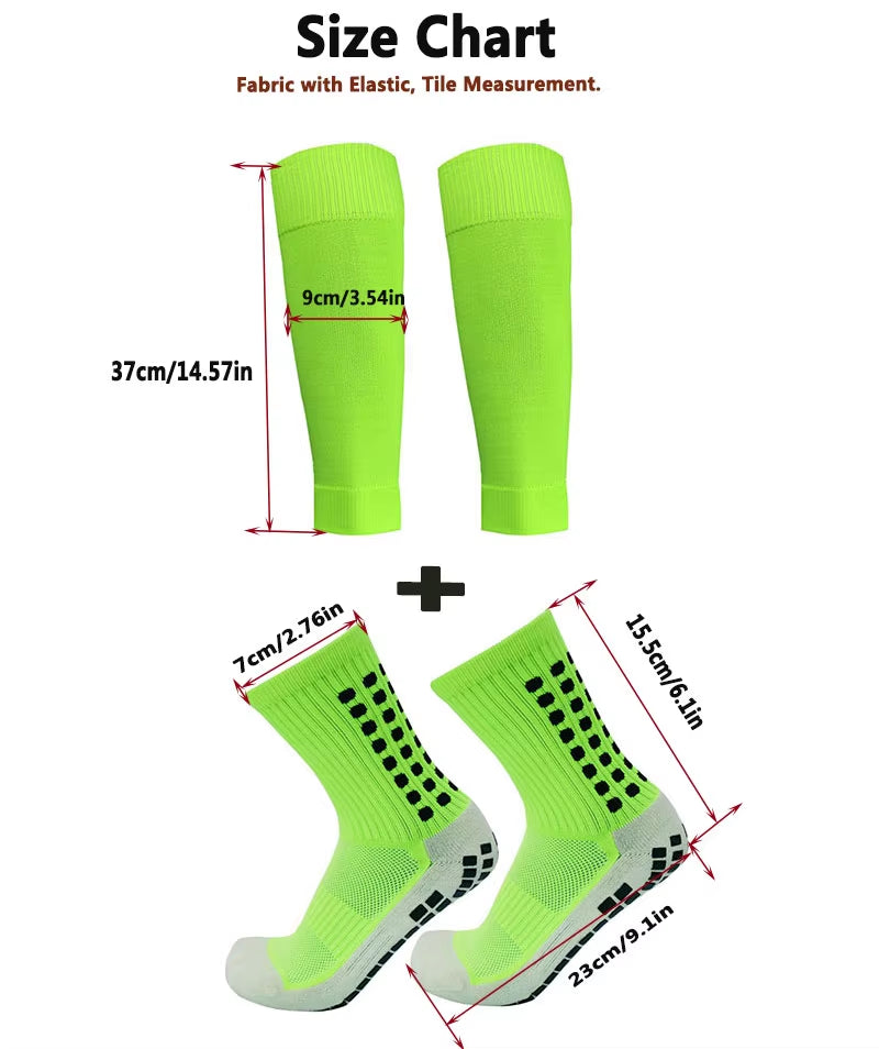  זוגות של גרביי גריפ מונעות החלקה במגוון צבעים מגיע עם 2 גרביי שוק המונעות החלקה של מגני העצם