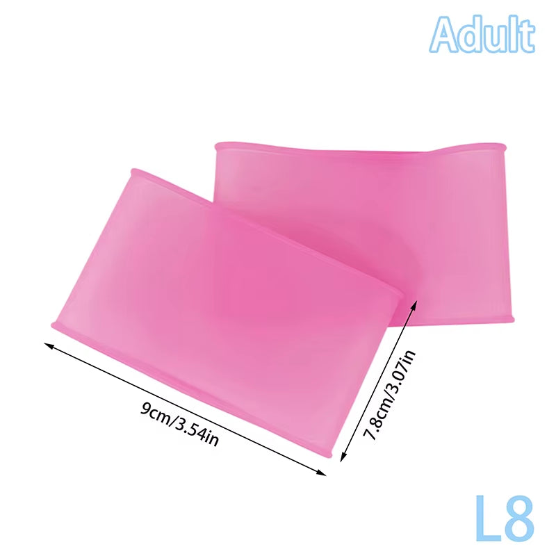 זוג "טייפ" אחד רב פעמי המאפשר יציבות עם מגן העצם ומונע החלקת הגרב מהרגל