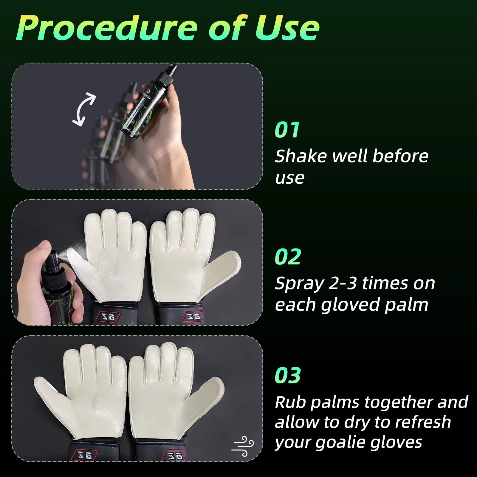 תרסיס אחיזה לכפפות שוער 100 מ"ל