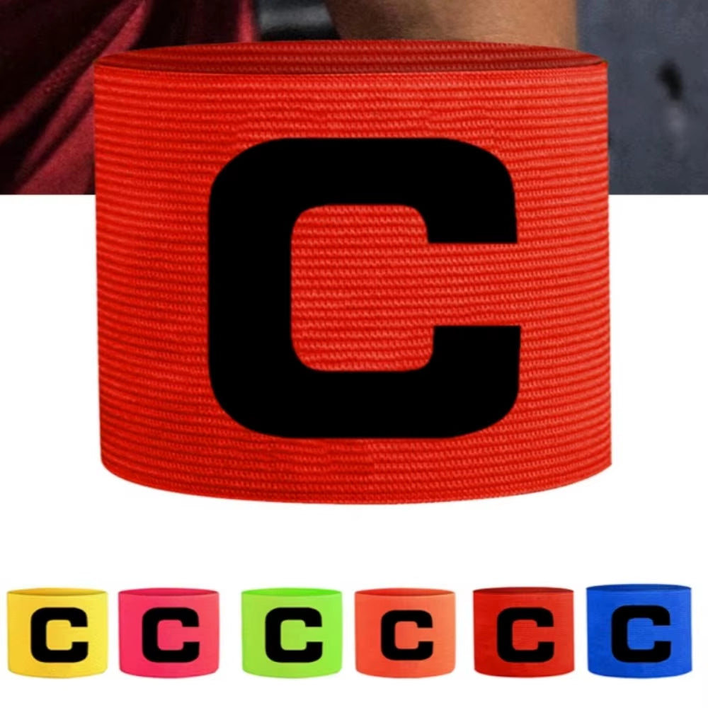 High Quality Leader Match Football Armband Professional Captain Arm Band Bracelet Adjustable Bright Competition Soccer Gift