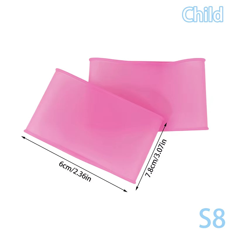 זוג "טייפ" אחד רב פעמי המאפשר יציבות עם מגן העצם ומונע החלקת הגרב מהרגל