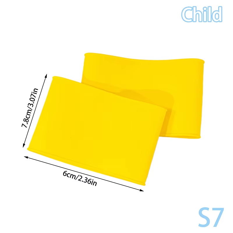 זוג "טייפ" אחד רב פעמי המאפשר יציבות עם מגן העצם ומונע החלקת הגרב מהרגל