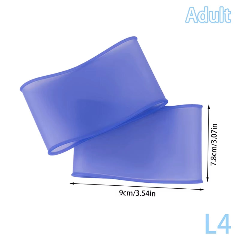 זוג "טייפ" אחד רב פעמי המאפשר יציבות עם מגן העצם ומונע החלקת הגרב מהרגל