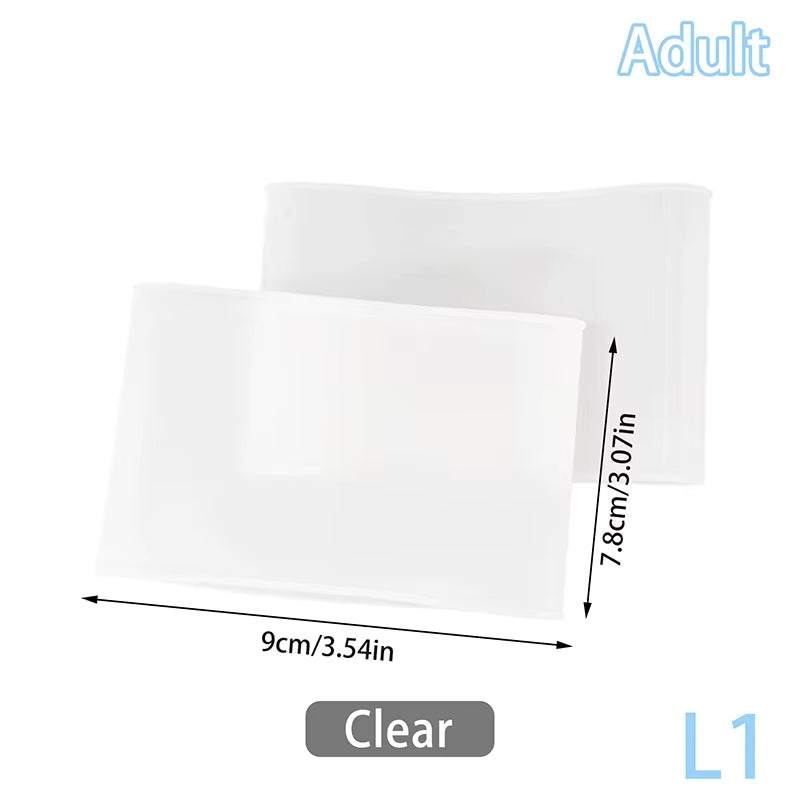 זוג "טייפ" אחד רב פעמי המאפשר יציבות עם מגן העצם ומונע החלקת הגרב מהרגל