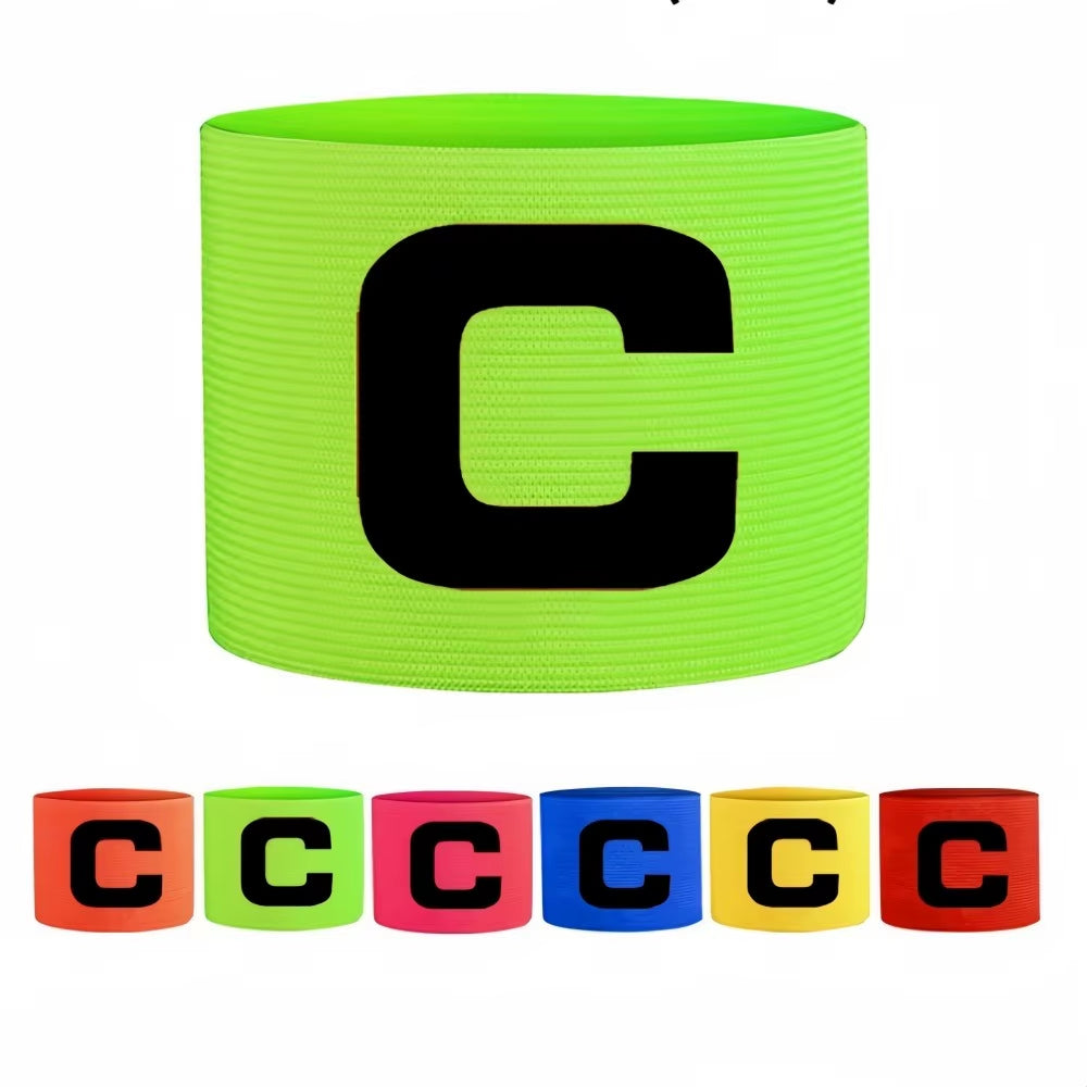 High Quality Leader Match Football Armband Professional Captain Arm Band Bracelet Adjustable Bright Competition Soccer Gift