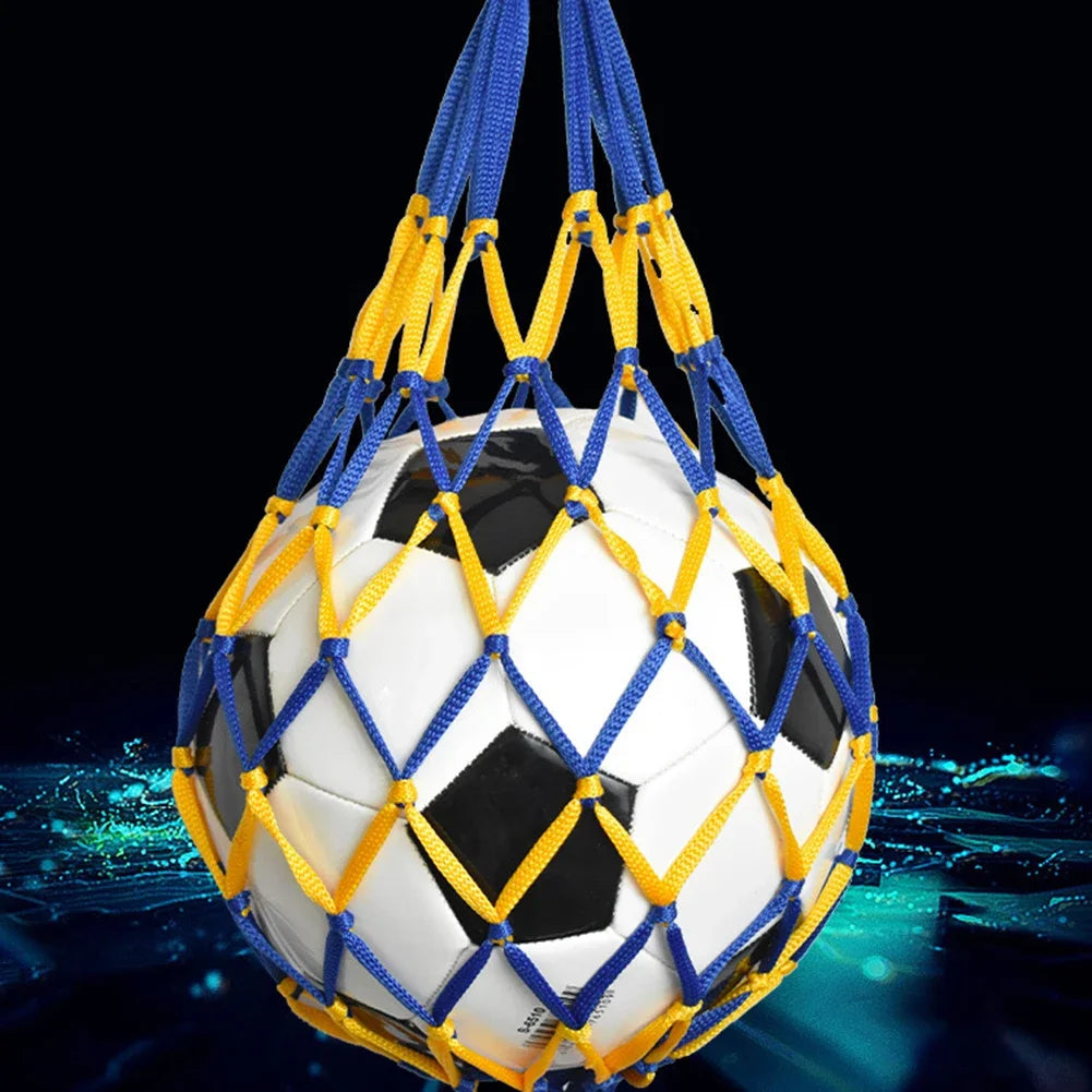 שקית רשת לאחסון כדורסל או כדורגל