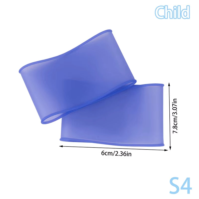 זוג "טייפ" אחד רב פעמי המאפשר יציבות עם מגן העצם ומונע החלקת הגרב מהרגל