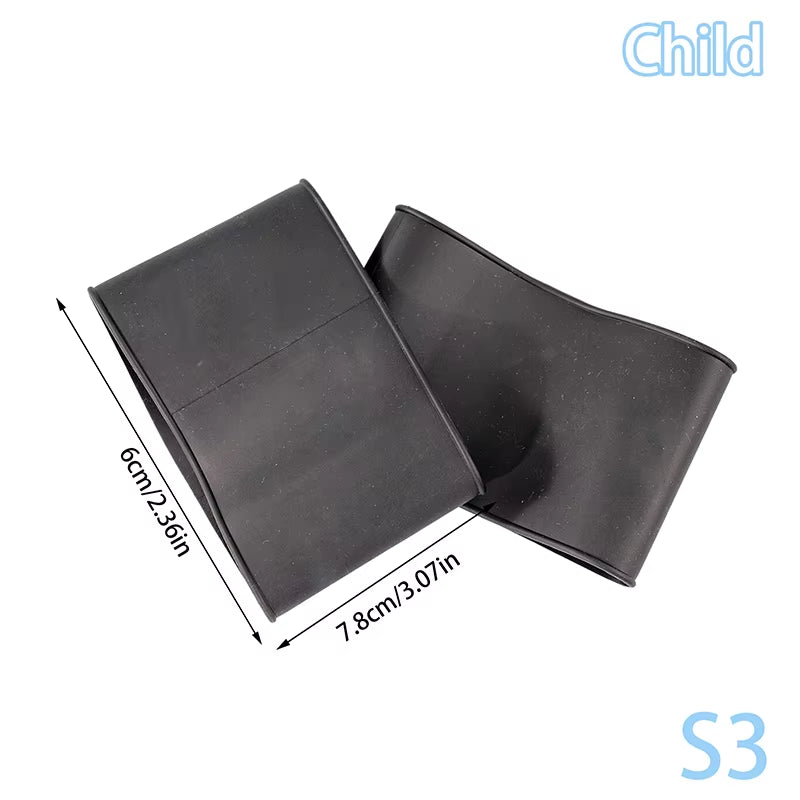 זוג "טייפ" אחד רב פעמי המאפשר יציבות עם מגן העצם ומונע החלקת הגרב מהרגל